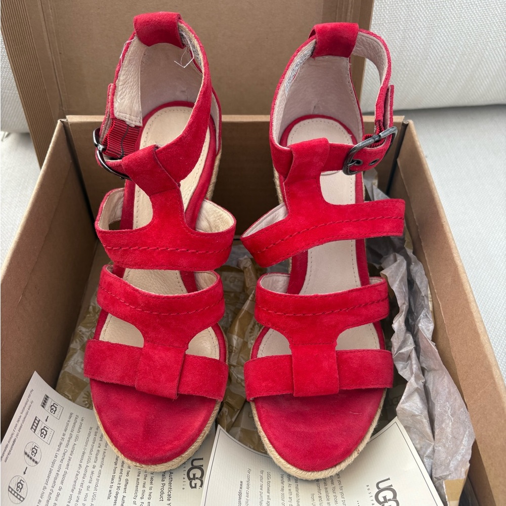UGG Women's Bold Red Sandals
